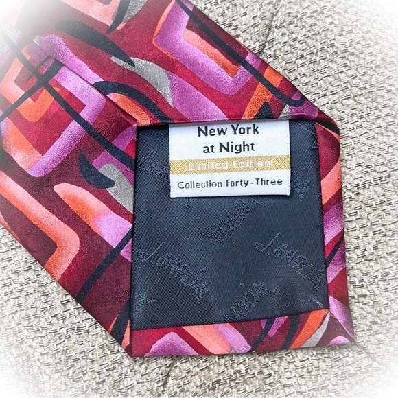 💕Super Attractive Mens Jerry Garcia Geometric Shapes Vibrant Colors Necktie💕 - Picture 5 of 11